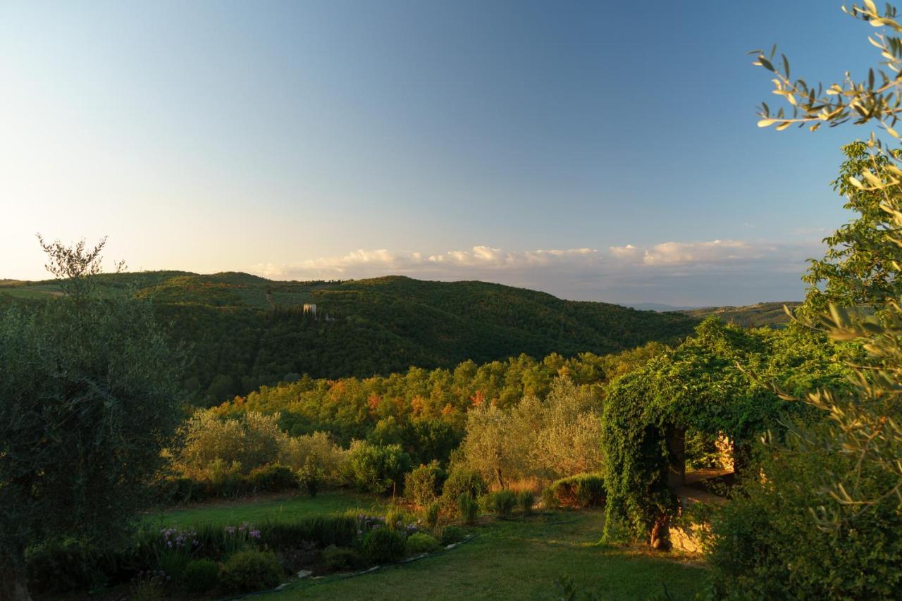 Villa Celle Di Lecchi Nel Chianti San Sano Exterior foto