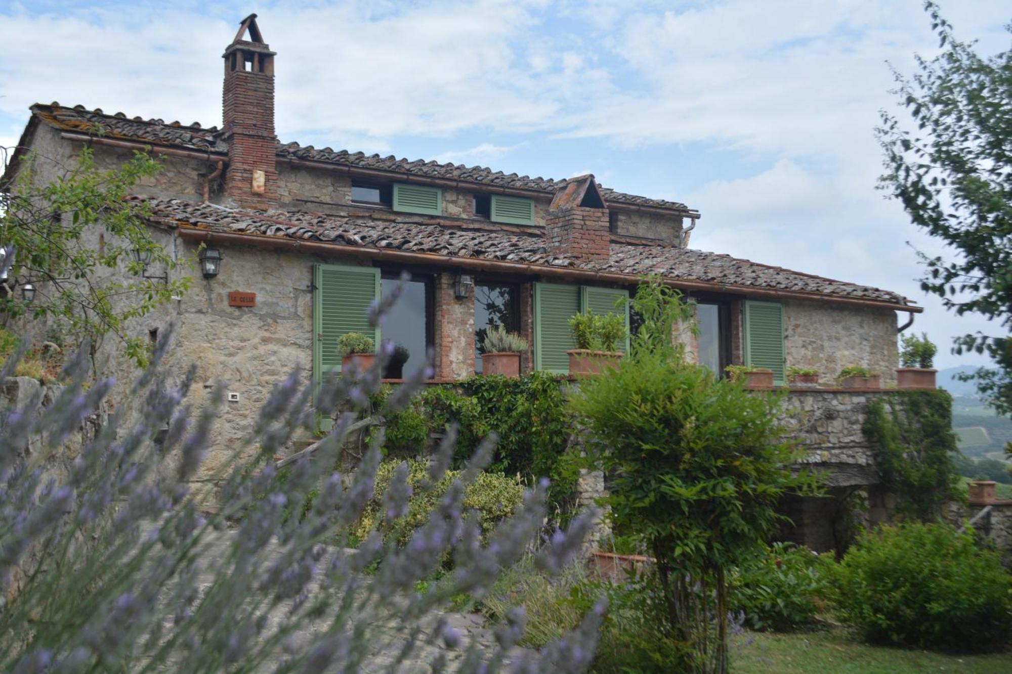 Villa Celle Di Lecchi Nel Chianti San Sano Exterior foto