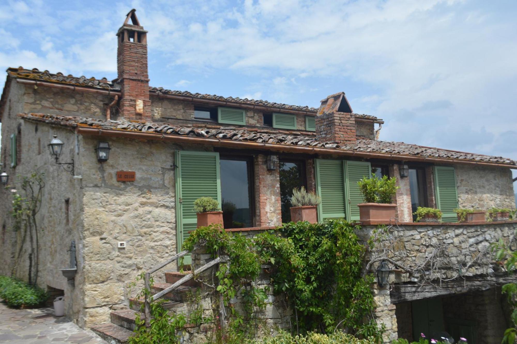 Villa Celle Di Lecchi Nel Chianti San Sano Exterior foto